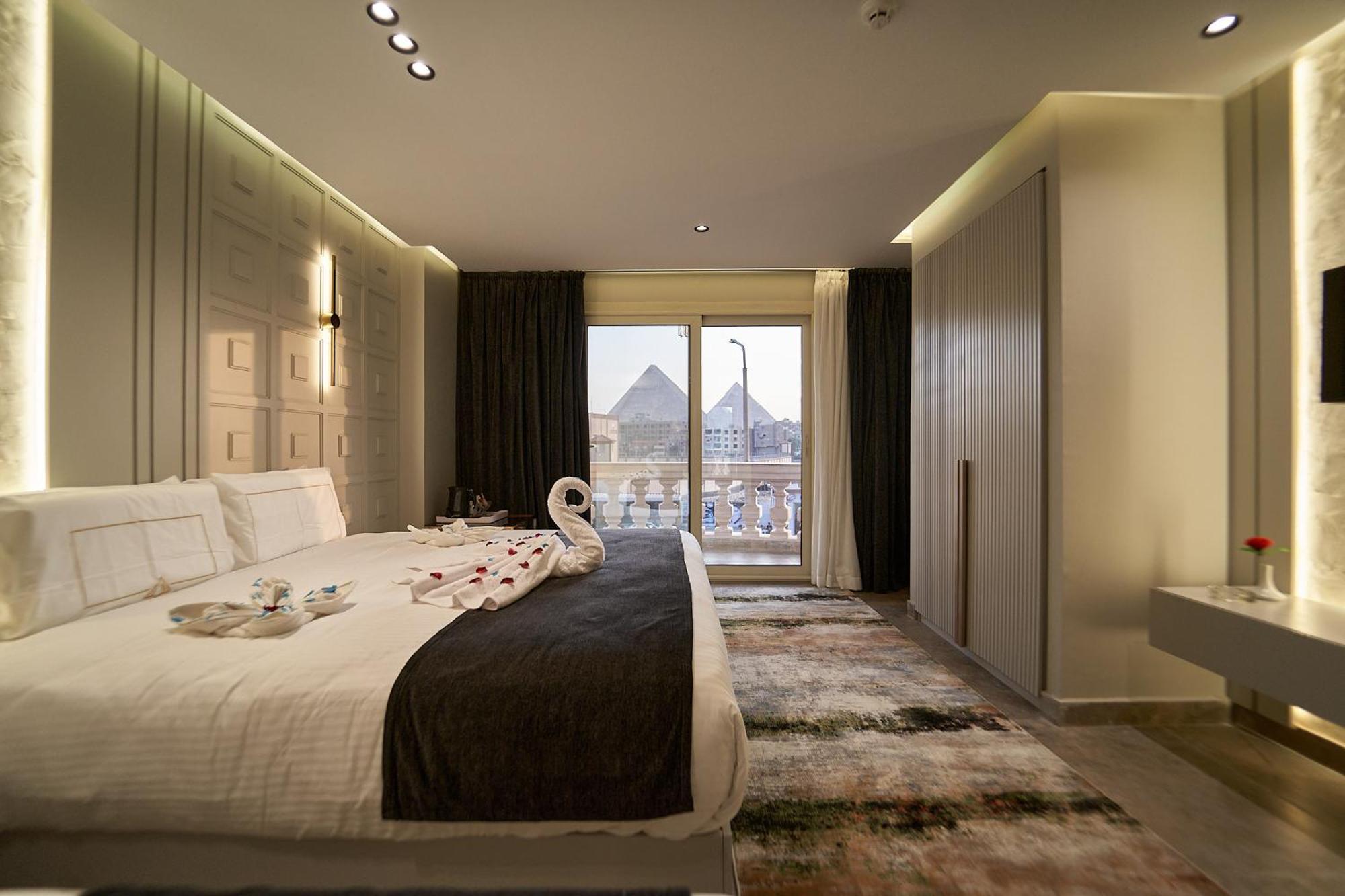 Pyramids Charm Hotel Al Kawm al Akhdar Kültér fotó