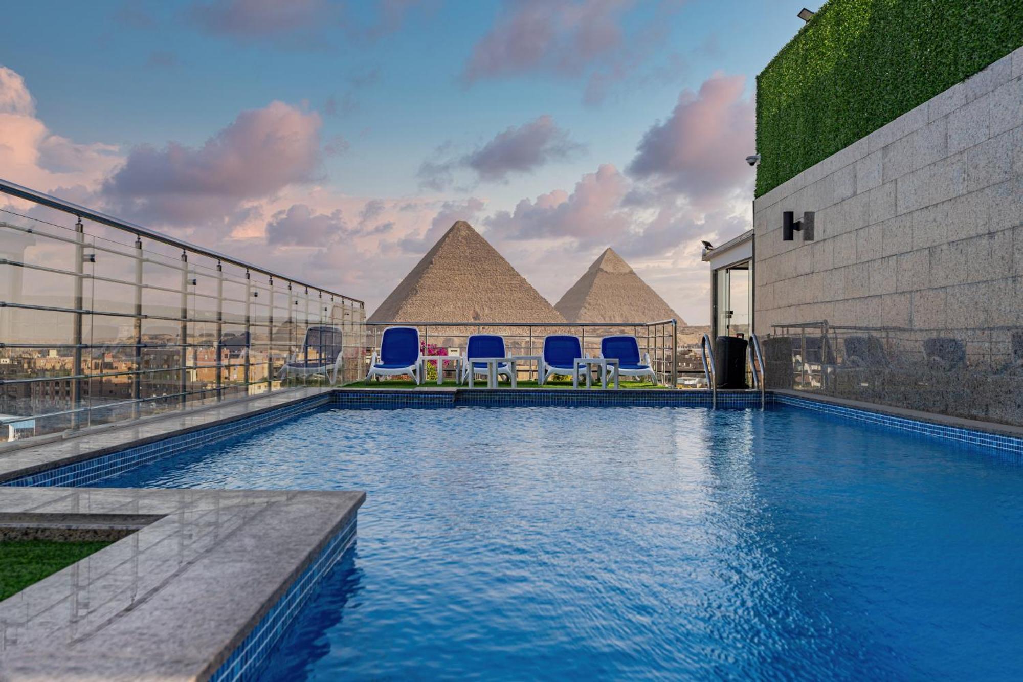 Pyramids Charm Hotel Al Kawm al Akhdar Kültér fotó