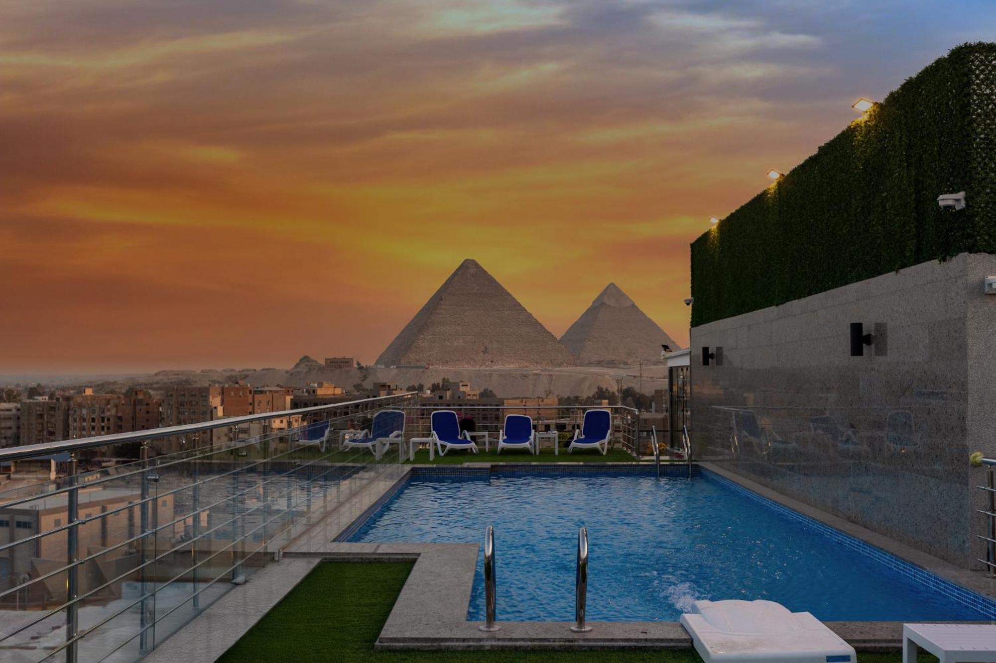 Pyramids Charm Hotel Al Kawm al Akhdar Kültér fotó